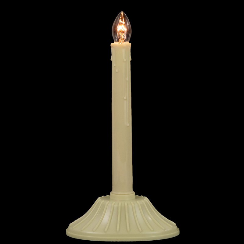 Candolier Christmas Candle Lamps - 9.5 Inch - Clear - Set Of 4