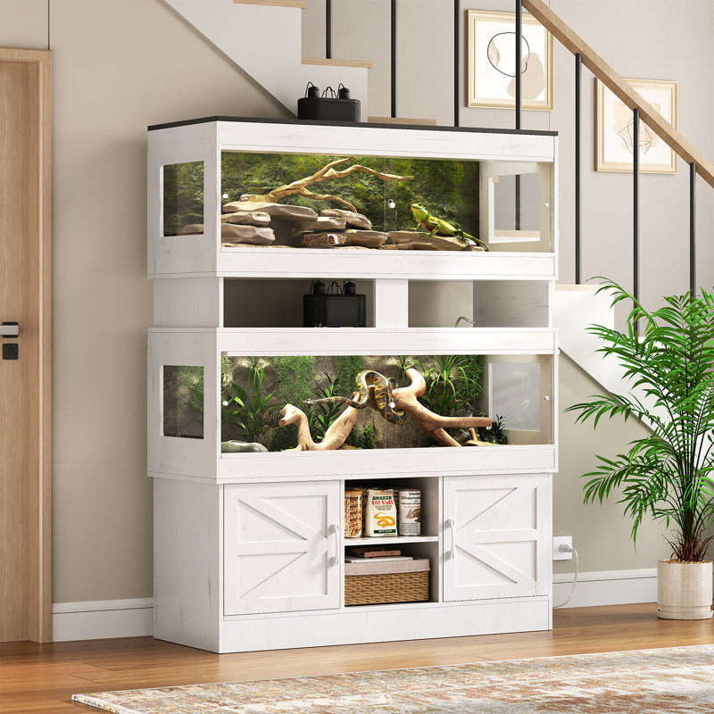 Réservoir pour reptile 60 gallons Terroute, White