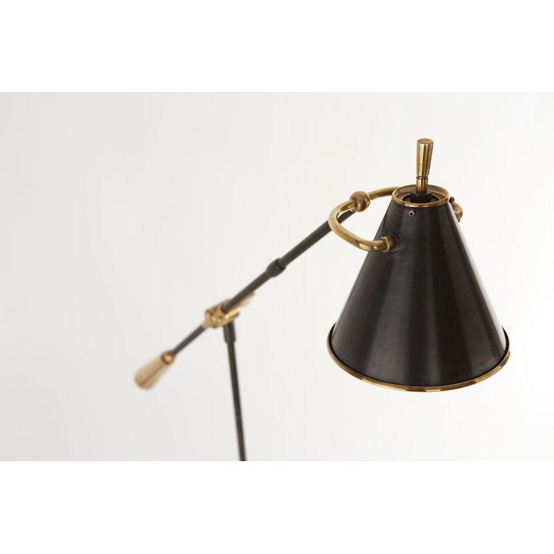 Thomas O'Brien Goodman Floor Lamp, Bronze/Brass