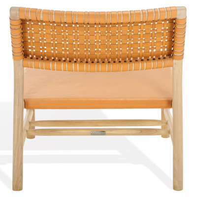 Stowmarket Woven Leather Acccent Chair