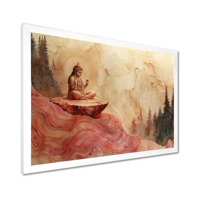 Guthridge - Spiritual Wall Art, Impression d'un seul cadre photo, H 12 po x l 20 po, Blanc