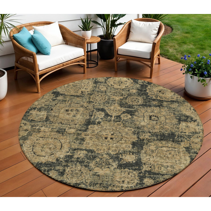 Tapis rond 8 po