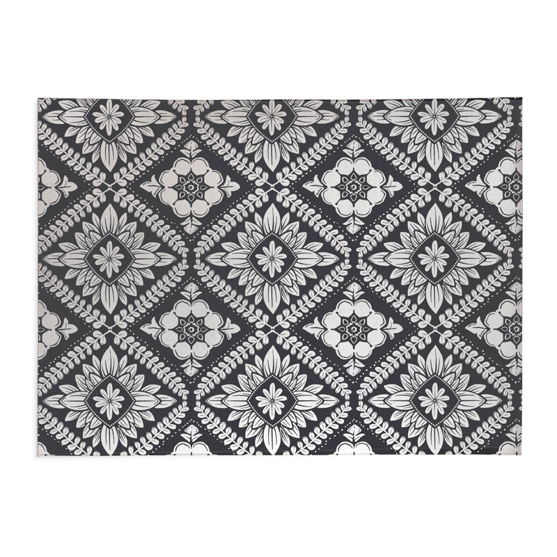 Donovan Indoor Non-Slip Area Rug, Rectangle 4' x 6'
