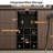 70.8'' Kitchen Island With Storage Drawer Cabinet Open-Sided Shelves Wine Rack, Kitchen Cabinet With Seating Area-541581915