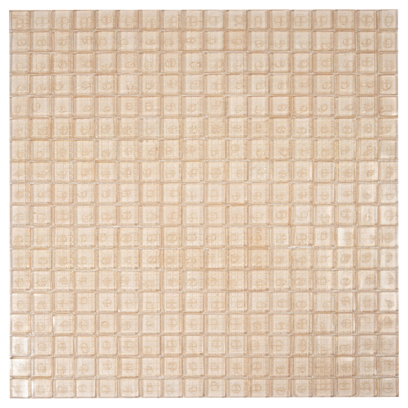 Skosh 0.6" x 0.6" Glass Grid Mosaic Wall & Floor Tile