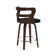 Swivel Upholstered Counter & Barstool With Wood Frame