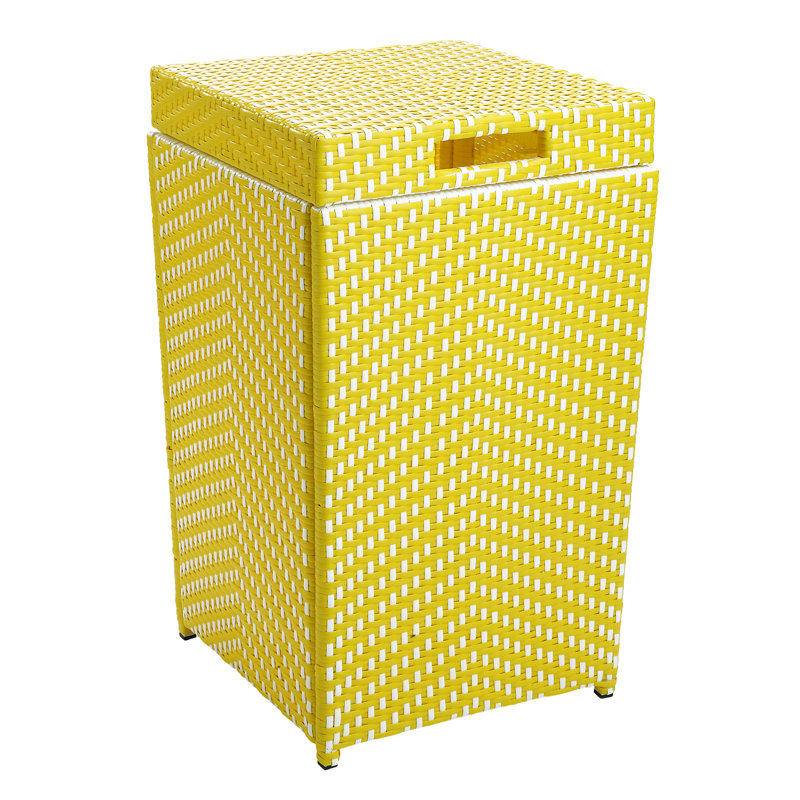 Boîte de rangement pour armoire 35 gallons, Jaune