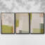 Ensemble de 3 pièces encadrées sur toile Indigo Blush And Gold I-97792744-97792751