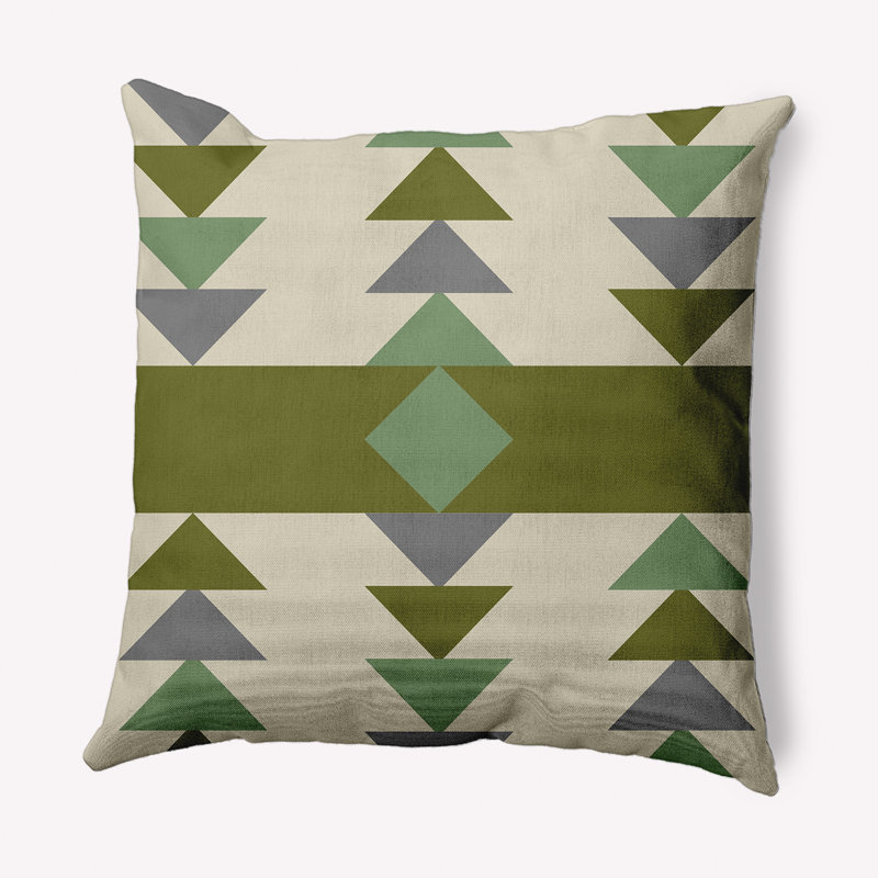 Coussin décoratif carré Sagebrush, Sauge, 16 po x 16 po