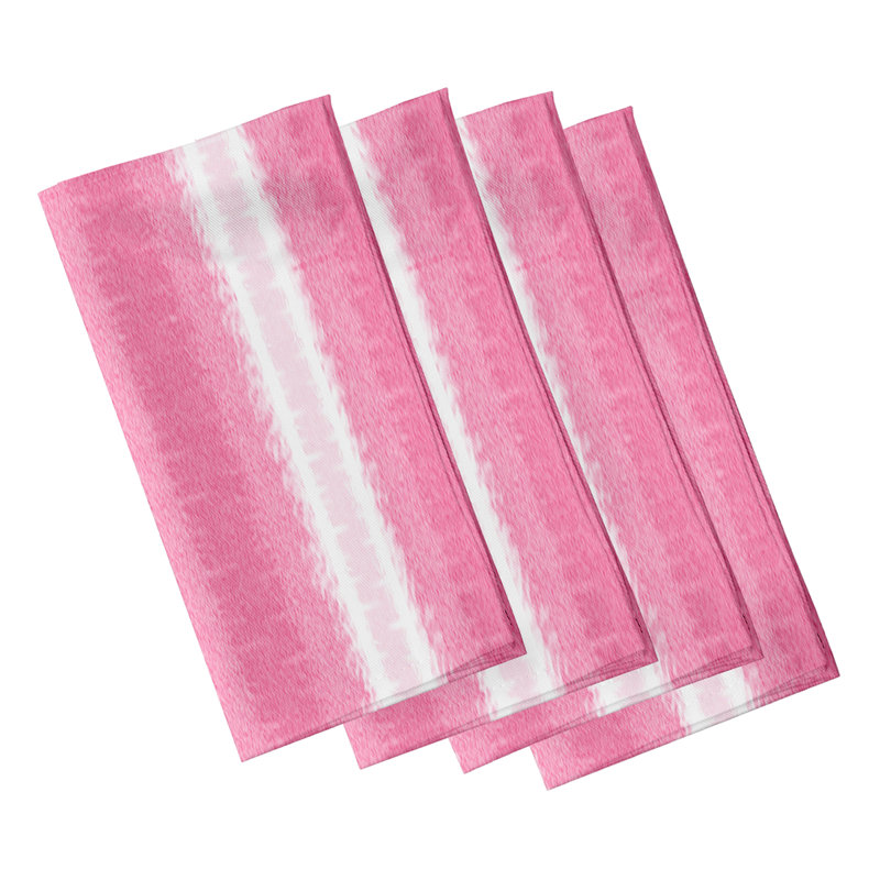 Ensemble de serviettes 4 pièces Hatch Lines, Rose