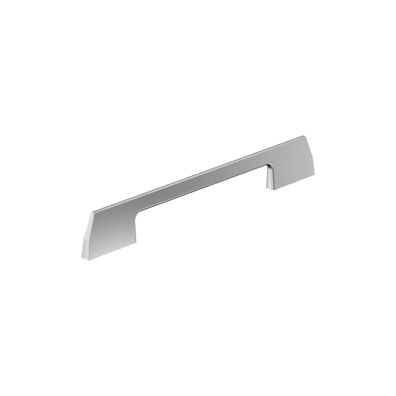 Poignée d'angle en chrome poli centre-à-centre 6 5/16 po (160 mm) Angle - paquet de 10, Chrome poli, 6 5/16"