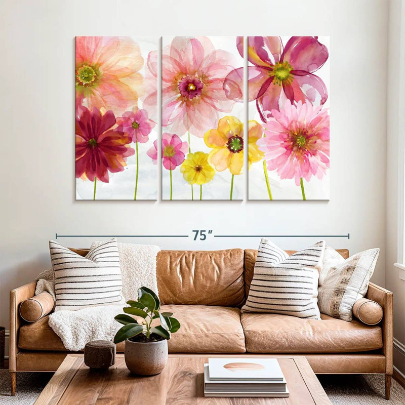 Harnek Pop Of Spring, 42" H x 65" W