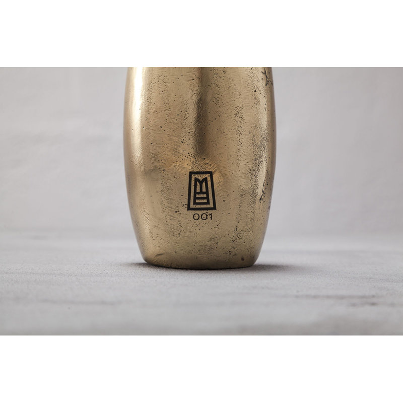 Valdivia Virgin Sculpture In Casted Bronze By Andean, In Stock