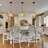 1 - Light Single Modern  Geometric Class Pendant for Dining Room, Kitchen, Foyer, Hallway, Bedroom, Coffee-214960360-214163885