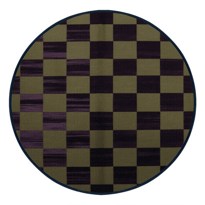 Tapis mauve lavable à la machine
