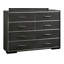 Commode double 8 tiroirs avec miroir Cayer