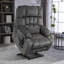 Fauteuil inclinable électrique Power Lift, inclinable à plat, entièrement inclinable en longueur de 73,22 po avec chauffeur et massage