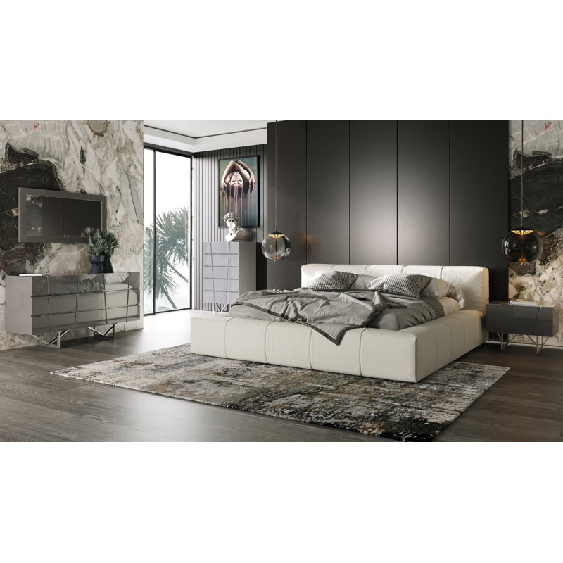 Clintock Dresser Mirror, Gray