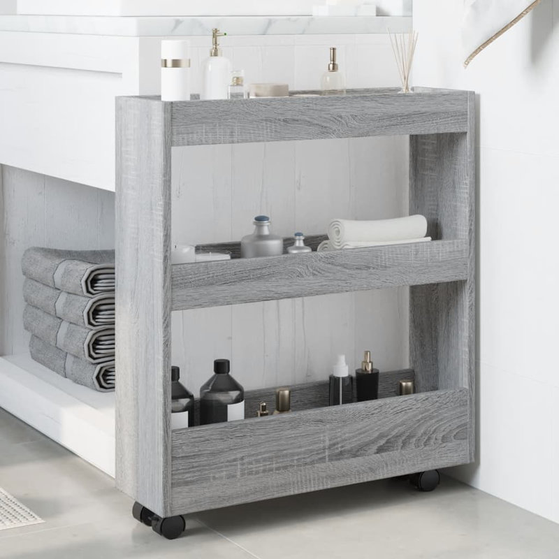 Storage Serving Cart, Grey Sonoma