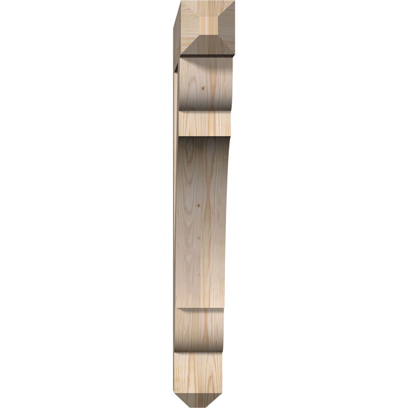 Support lisse pour artisan olympique, Sapin de Douglas, H 44 po x l 5,5 po x P 36 po