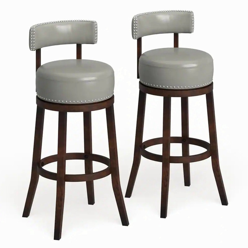 Tabouret de bar pivotant court de 30 po Bartul