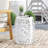 Metal End Table -Large-400856420