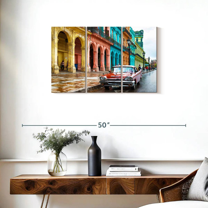 Sebbie Fuerte Cuba - Architecture colorée La Havane, H 20 po x l 33 po