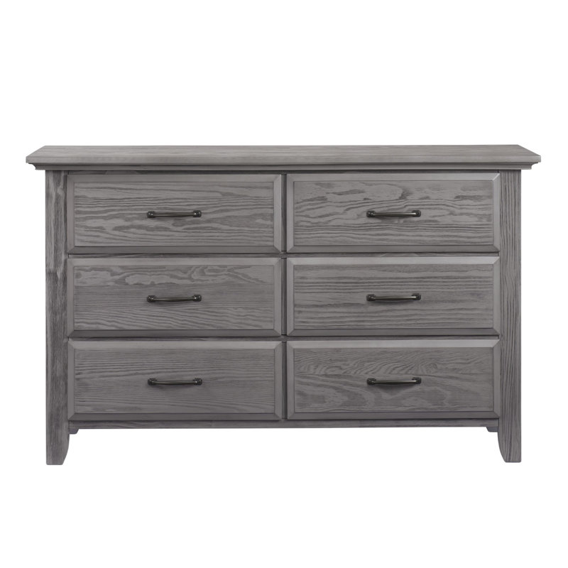 Chandler 6 Drawer Dresser, Graphite Gray