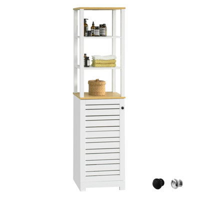 Gustina Freestanding Linen Cabinet