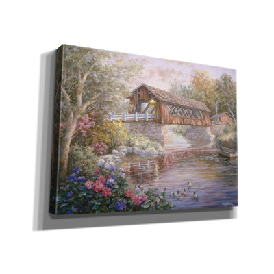  Art mural sur toile «Country Thoroughtage» par Nicky Boehme, 16 po x 12 po
