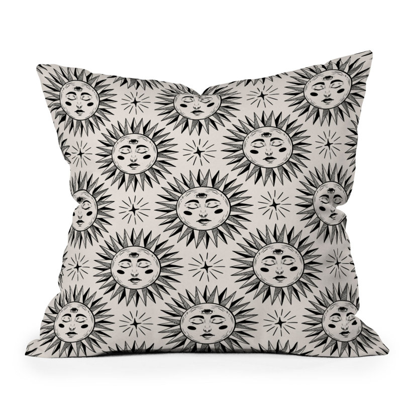  Polyester Indoor/Outdoor Throw Pillow, 16" x 16"