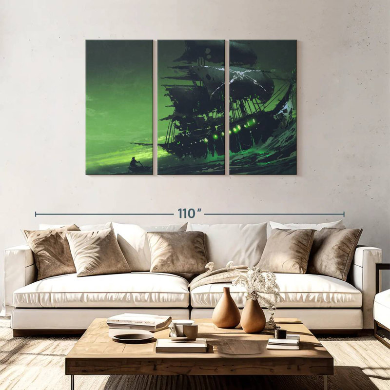 Mehar The Flying Dutchman, 48" H x 74" W
