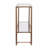 Narrow Console Table, Gold With Mirror-194776115