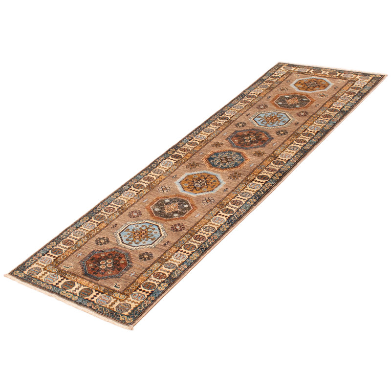 Tapis taupe unique 2 pi 8 po x 8 pi 3 po Yusaf