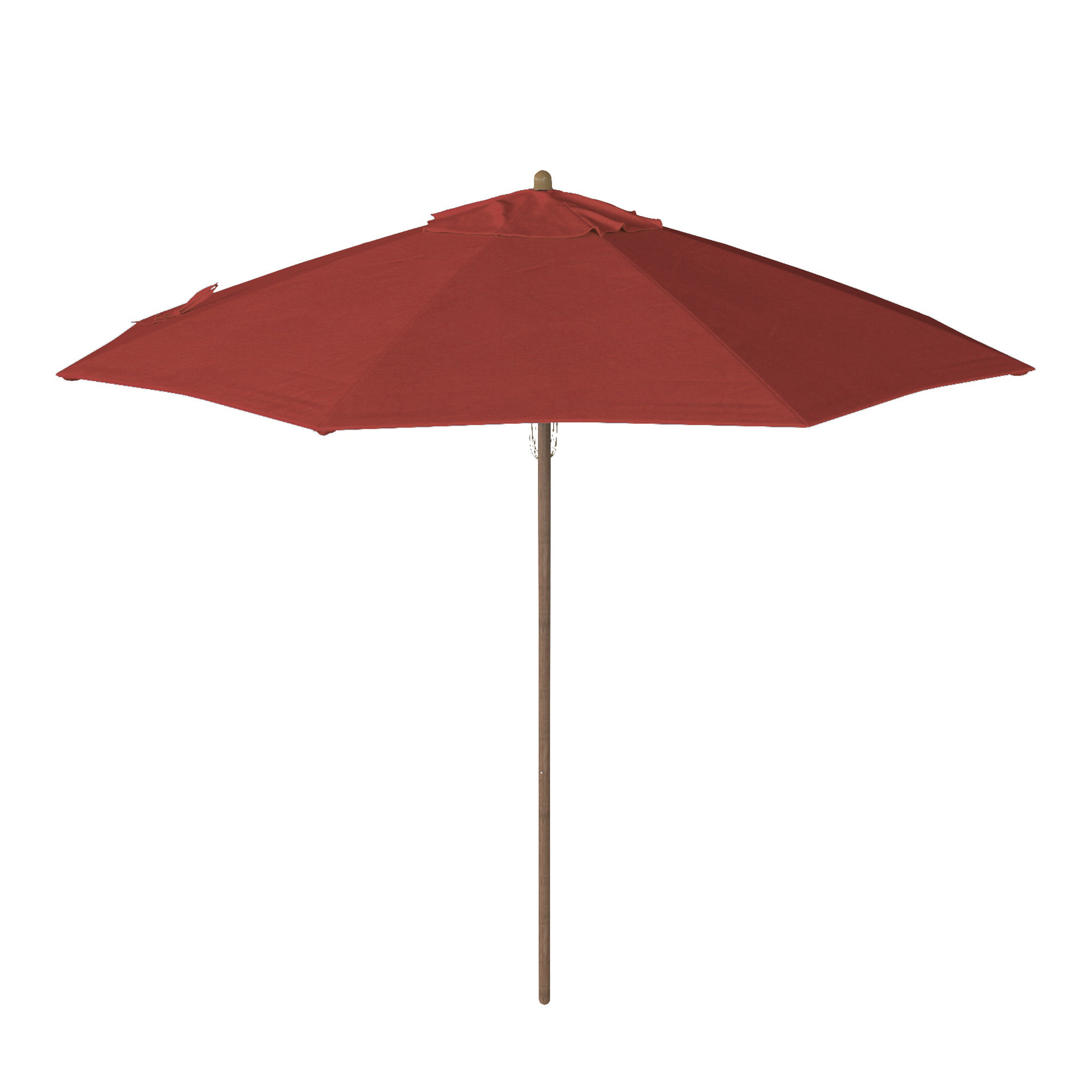 Sanna 104'' Sunbrella® Outdoor Umbrella, Canvas Jockey Red Sunbrella® Canvas