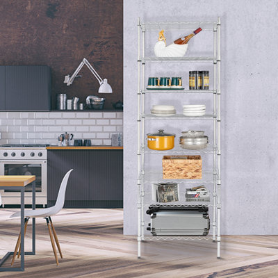 23.6 " W Steel Adjustable Shelving Unit