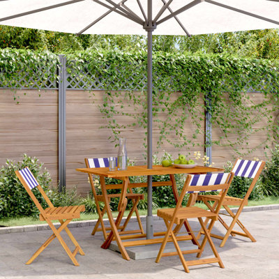 Foldable Outdoor Patio Dining Side Chair