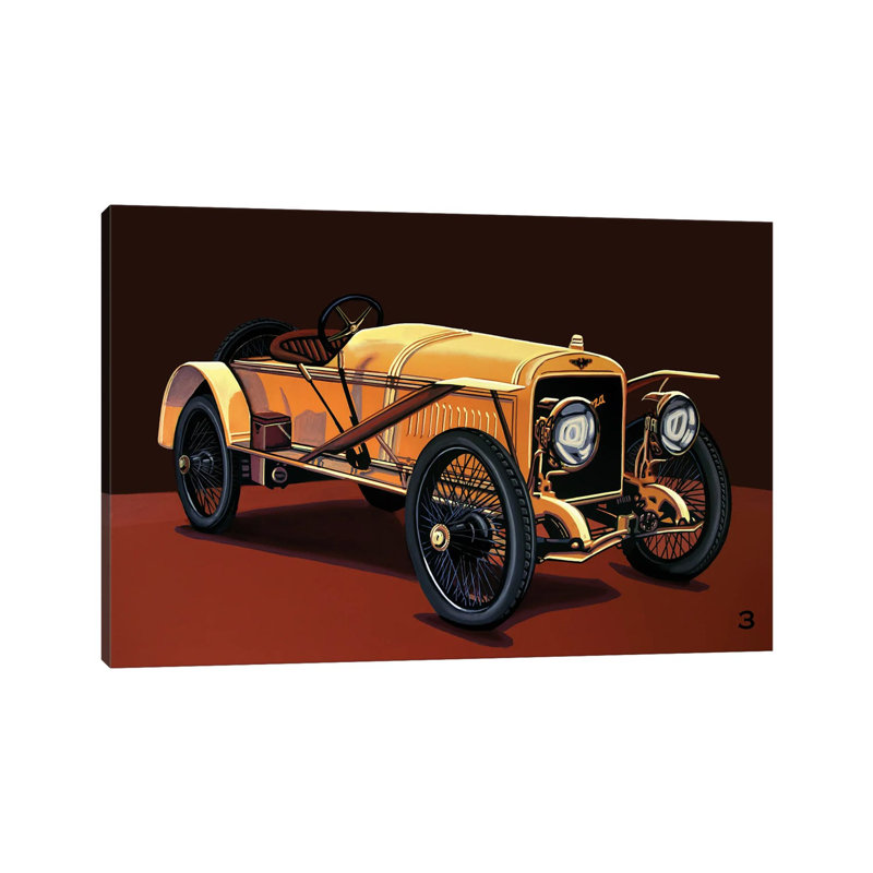 Hispano Suiza T15 Alfonso XIII 1912 by Paul Meijering - Wrapped Canvas Print