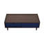 Table basse en bleu marine