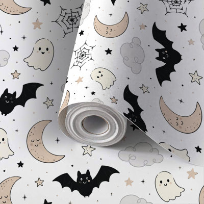 Papier peint auto-adhésif à peler et coller Halloween