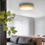 Avory Fabric Flush Mount-1038373606