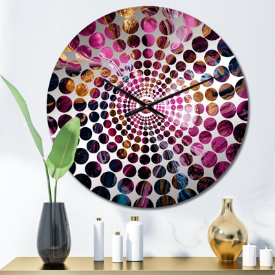 Tikera - Abstract Liquid Ink Wall Clock