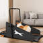 Tapis roulant pour chien avec style de vie actif - moteur de 1,5 ch, vitesse de 0,5 à 6,5 mph, comptoir multifonctionnel, optimisé pour l'espace, capacité de 220 lb, noir et orange, équipement d'entraînement pour petits et moyens chiens en acier de 1,5 ch, 110 V /
