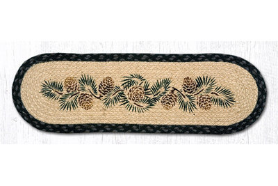  ST-025A Pinecone Oval Stair Tread 27"x8.25"