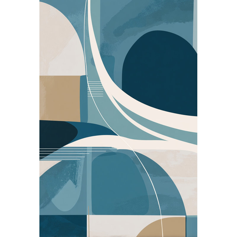 Art mural sur toile Coastal Curve, H 36 po x l 24 po x P 1,5 po