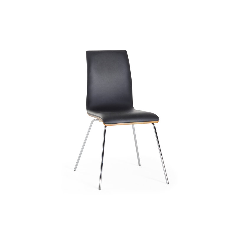 Hendrix 44cm H Upholstered Parsons Chair, Dark Brown