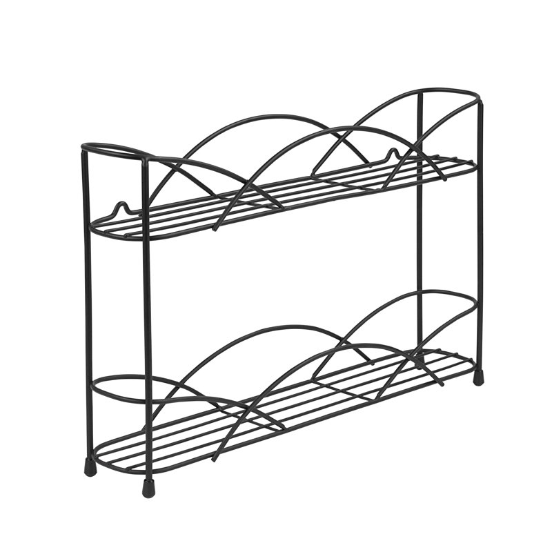 Wall Spice Rack, Black