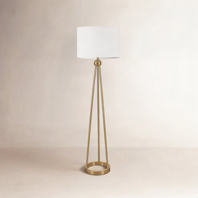 Sonder 60" Linen Floor Lamp
