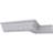 2 3/4"H x 2 3/8"P x 3 5/8"F x 94 1/2"L Sequential Crown Moulding