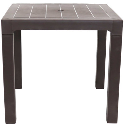 Dorthula 31.25" Polypropylene Square Dining Table